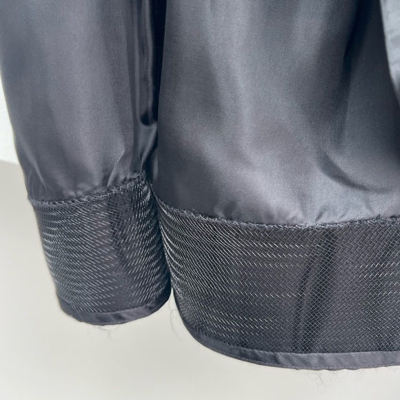 Vintage large Victor Costa for Saks Fifth Avenue black and metallic a-line skirt - Picture 6 of 9